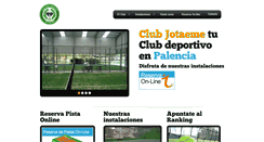 Desktop Screenshot of clubjotaeme.es
